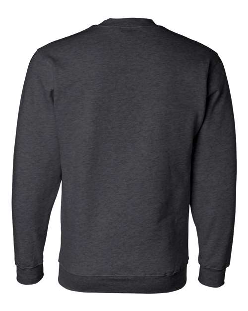 Bayside USA-Made Crewneck Sweatshirt 1102 - Charcoal Heather