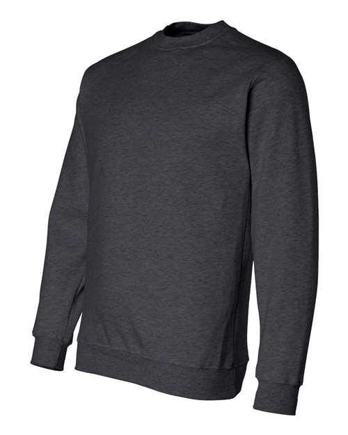 Bayside USA-Made Crewneck Sweatshirt 1102 - Charcoal Heather