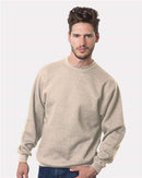 Bayside USA-Made Crewneck Sweatshirt 1102 - Sand