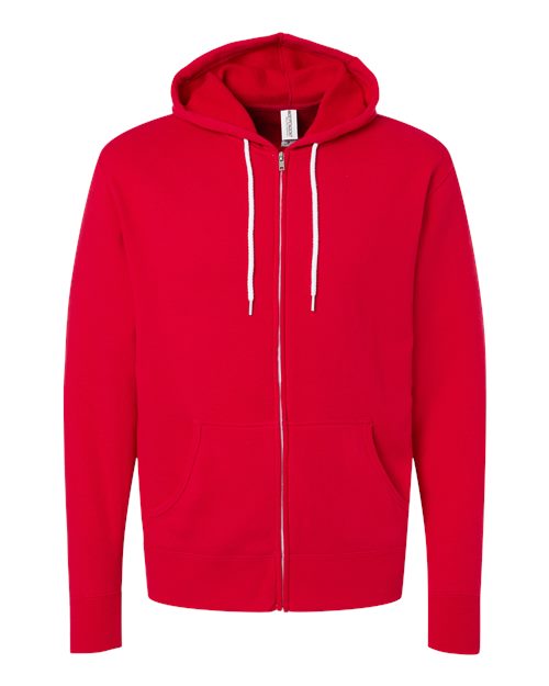 Independent Trading Co. Lightweight Full-Zip Hooded Sweatshirt AFX90UNZ