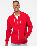 Independent Trading Co. Lightweight Full-Zip Hooded Sweatshirt AFX90UNZ