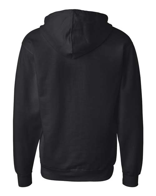 Independent Trading Co. Midweight Full-Zip Hooded Sweatshirt SS4500Z - Black