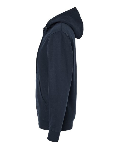 Independent Trading Co. Midweight Full-Zip Hooded Sweatshirt SS4500Z - Navy