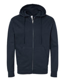 Independent Trading Co. Midweight Full-Zip Hooded Sweatshirt SS4500Z - Navy