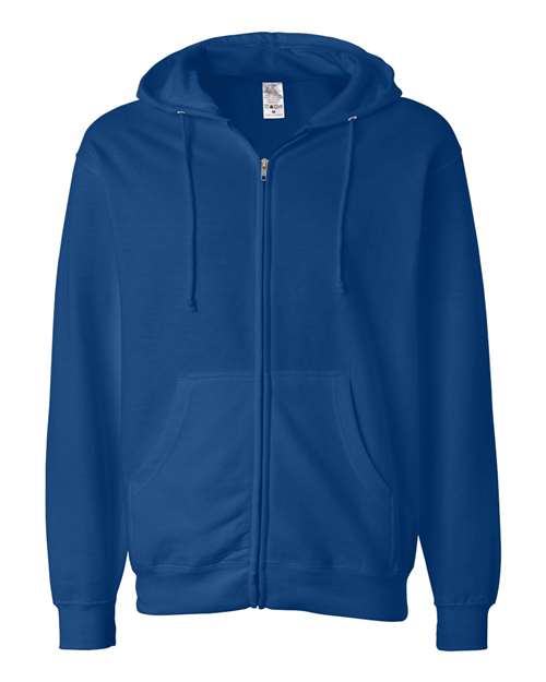 Independent Trading Co. Midweight Full-Zip Hooded Sweatshirt SS4500Z - Royal