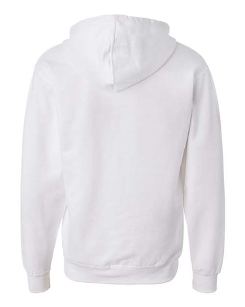 Independent Trading Co. Midweight Full-Zip Hooded Sweatshirt SS4500Z - White