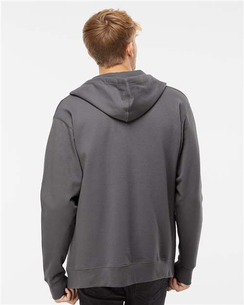 Independent Trading Co. Midweight Full-Zip Hooded Sweatshirt SS4500Z - Charcoal