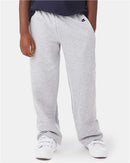 Champion Powerblend® Youth Open-Bottom Sweatpants with Pockets P890