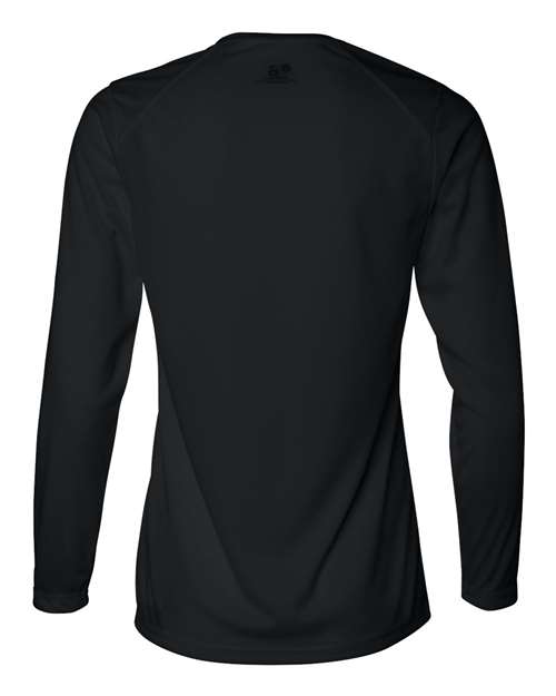 Badger Women's B-Core Long Sleeve T-Shirt 4164 - Black