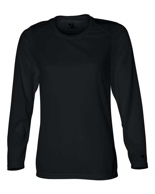 Badger Women's B-Core Long Sleeve T-Shirt 4164 - Black