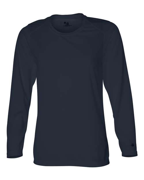 Badger Women's B-Core Long Sleeve T-Shirt 4164 - Navy