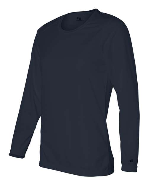 Badger Women's B-Core Long Sleeve T-Shirt 4164 - Navy