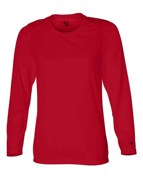Badger Women's B-Core Long Sleeve T-Shirt 4164 - Red