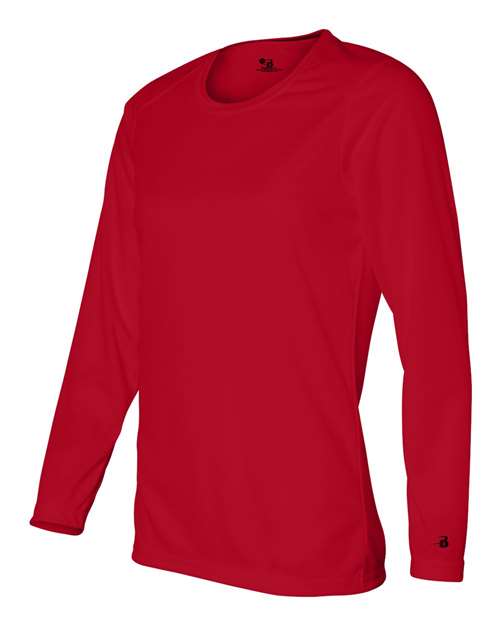 Badger Women's B-Core Long Sleeve T-Shirt 4164 - Red
