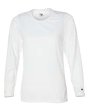 Badger Women's B-Core Long Sleeve T-Shirt 4164 - White