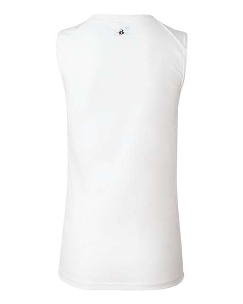 Badger Women's B-Core Sleeveless T-Shirt 4163 - White