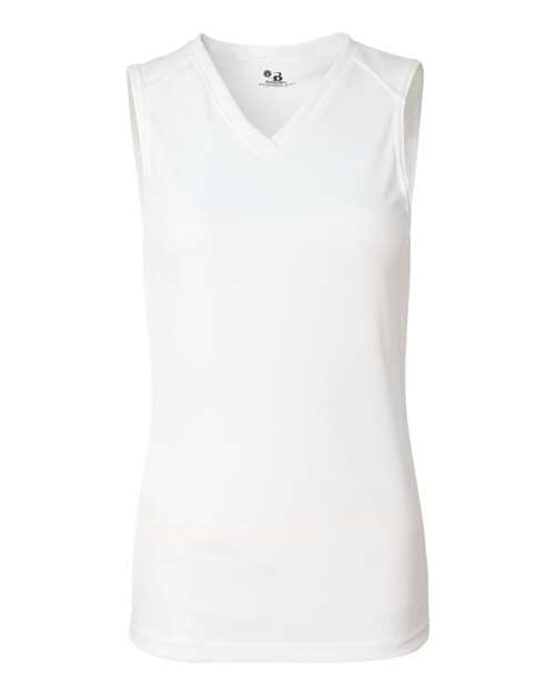Badger Women's B-Core Sleeveless T-Shirt 4163 - White