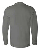 Bayside USA-Made Long Sleeve T-Shirt 6100 - Charcoal