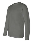 Bayside USA-Made Long Sleeve T-Shirt 6100 - Charcoal