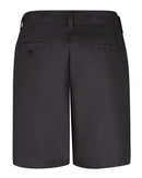 Red Kap Women's Plain Front Shorts, 8 Inch Inseam PT27