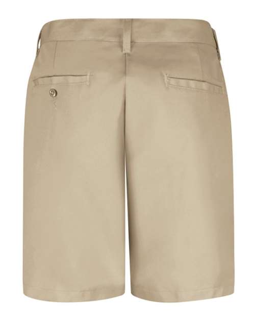 Red Kap Women's Plain Front Shorts, 8 Inch Inseam PT27