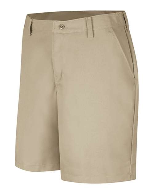 Red Kap Women's Plain Front Shorts, 8 Inch Inseam PT27