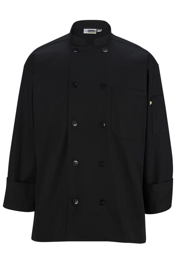 Edwards 10 Button Long Sleeve Chef Coat [#3301].  Live Chat for Bulk Discounts