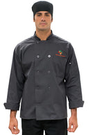 Edwards 10 Button Long Sleeve Chef Coat [