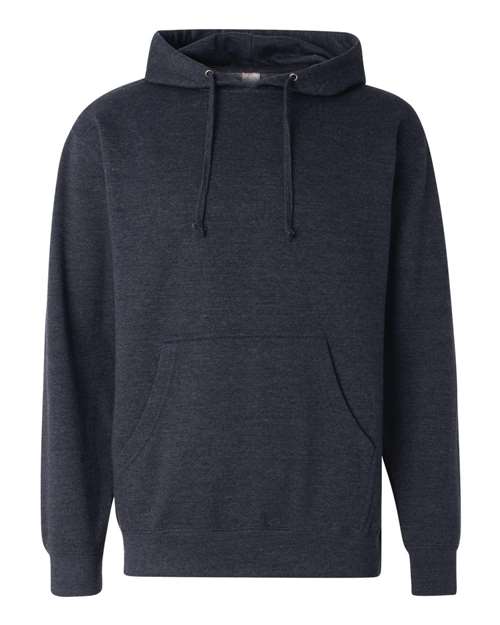 Independent Trading Co. Midweight Hooded Sweatshirt SS4500 - Classic Navy Heather