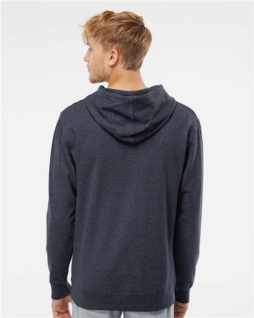 Independent Trading Co. Midweight Hooded Sweatshirt SS4500 - Classic Navy Heather
