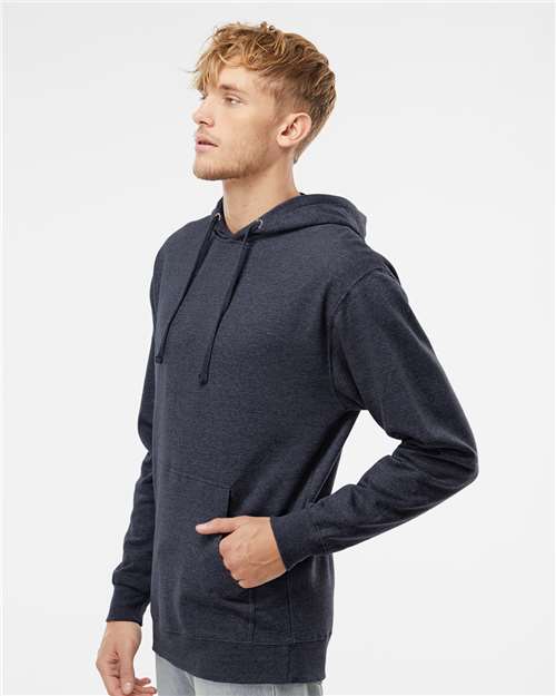 Independent Trading Co. Midweight Hooded Sweatshirt SS4500 - Classic Navy Heather