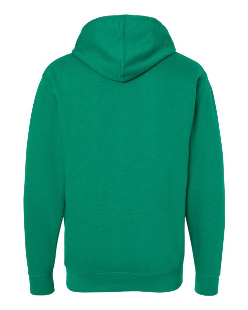 Independent Trading Co. Midweight Hooded Sweatshirt SS4500 - Kelly Green Heather