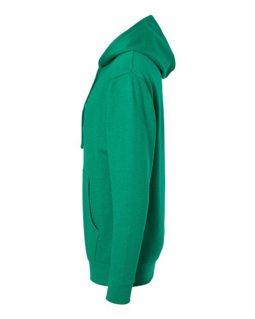 Independent Trading Co. Midweight Hooded Sweatshirt SS4500 - Kelly Green Heather