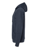 Independent Trading Co. Midweight Full-Zip Hooded Sweatshirt SS4500Z - Classic Navy Heather