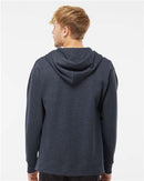 Independent Trading Co. Midweight Full-Zip Hooded Sweatshirt SS4500Z - Classic Navy Heather