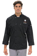 Edwards 10 Button Chef Coat With Mesh [