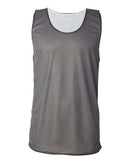 Badger Pro Mesh Reversible Tank Top 8529 - Graphite/ White