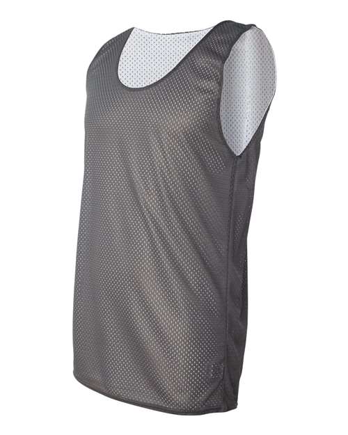 Badger Pro Mesh Reversible Tank Top 8529 - Graphite/ White