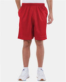 Champion Polyester Mesh 9" Shorts with Pockets S162