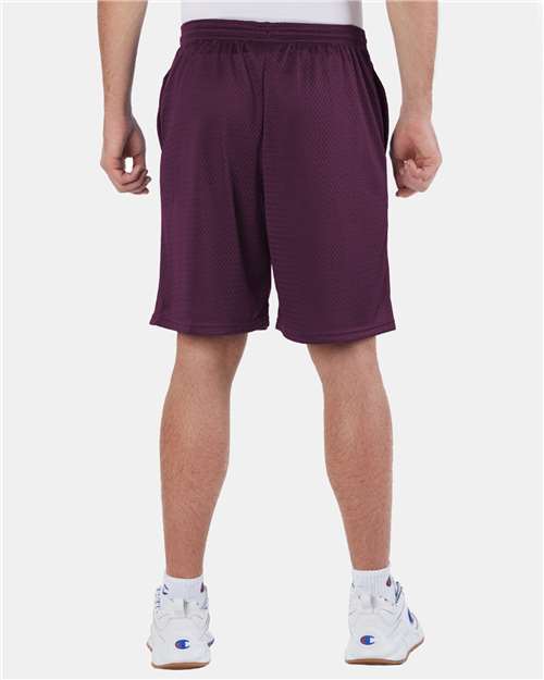 Champion Polyester Mesh 9" Shorts with Pockets S162