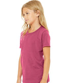 BELLA + CANVAS Youth Jersey Tee 3001Y - Berry