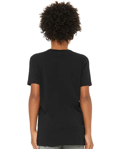 BELLA + CANVAS Youth Jersey Tee 3001Y - Black