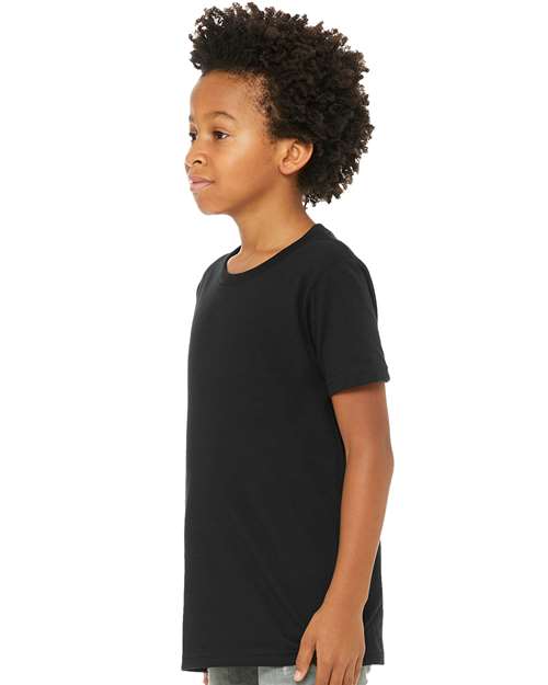 BELLA + CANVAS Youth Jersey Tee 3001Y - Black