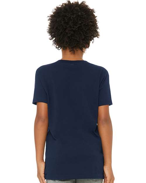 BELLA + CANVAS Youth Jersey Tee 3001Y - Navy