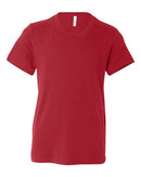 BELLA + CANVAS Youth Jersey Tee 3001Y - Red