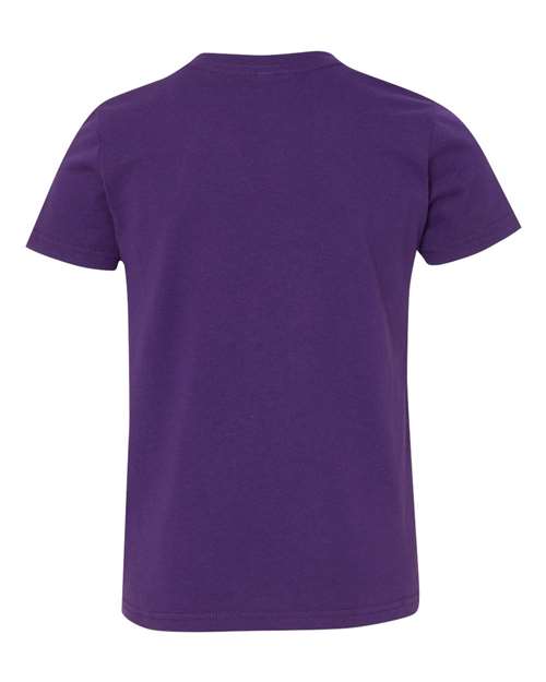 BELLA + CANVAS Youth Jersey Tee 3001Y - Team Purple