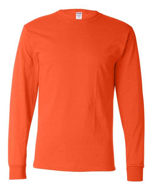 JERZEES Dri-Power® Long Sleeve 50/50 T-Shirt 29LSR - Burnt Orange