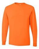 JERZEES Dri-Power® Long Sleeve 50/50 T-Shirt 29LSR - Safety Orange