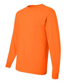 JERZEES Dri-Power® Long Sleeve 50/50 T-Shirt 29LSR - Safety Orange