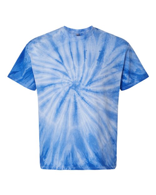 Dyenomite Cyclone Pinwheel Tie-Dyed T-Shirt 200CY - Royal